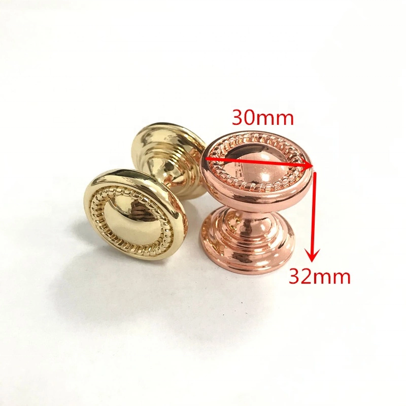 European Style Classic Gold Knobs Handles Antique Cabinet Dresser Drawer Zinc Alloy Knob S1420