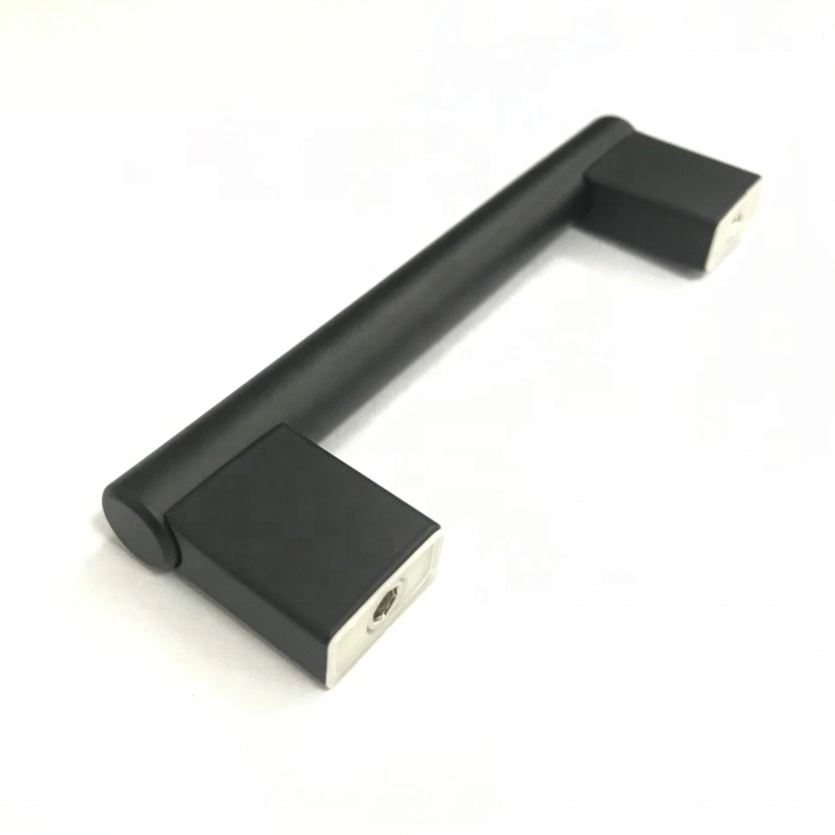 Stainless Steel Black Never Rust Solid Aluminum Furniture Kitchen Cabinet Door Pull Handles