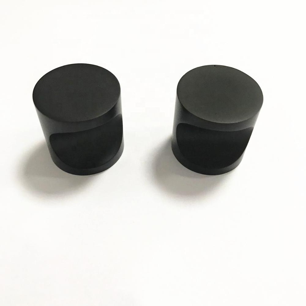 Aluminium Alloy Meilv Hardware D1064 - 30x30mm Cabinet Door Kitchen Bathroom Black Knob Pull