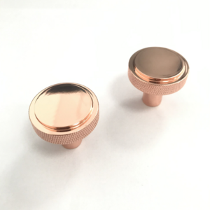 Furniture Cabinet Handle Aluminum Bedroom Kitchen Round Rose Gold Silver Drawer Knob