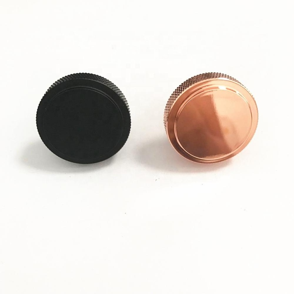 Kitchen Furniture Drawer Closet Door Texture Round Rose Gold Knob