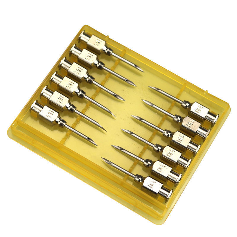 Surgical Veterinary Stainless Needle Pig/Horse/Cow/Sheep Poultry Metal Vaccination Injector Veterinary Syringe Needle