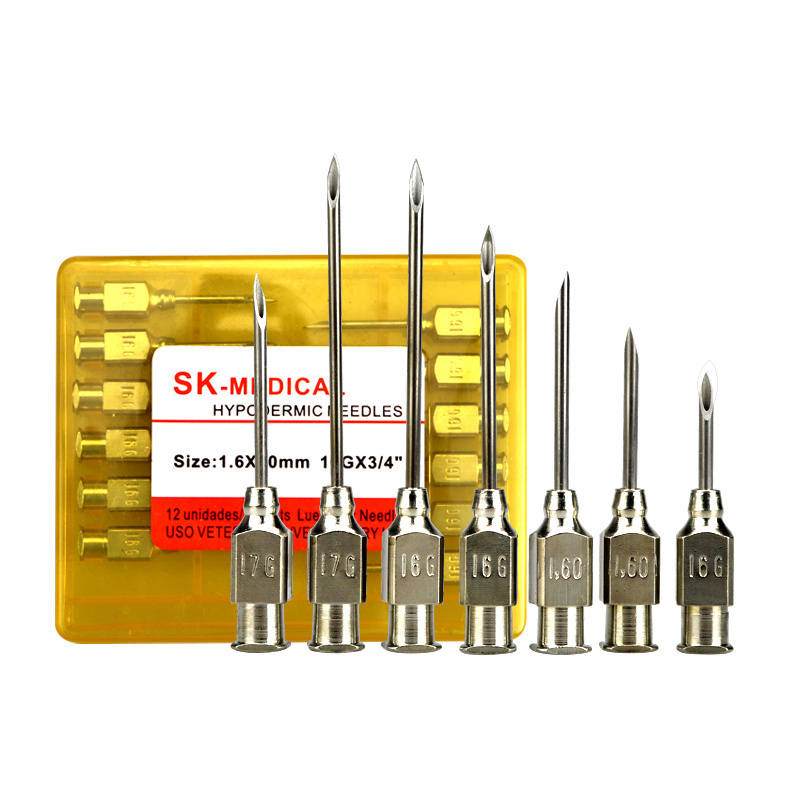 Poultry Livestock Metal Vaccination Stainless Steel Veterinary Needles Syringes Needles