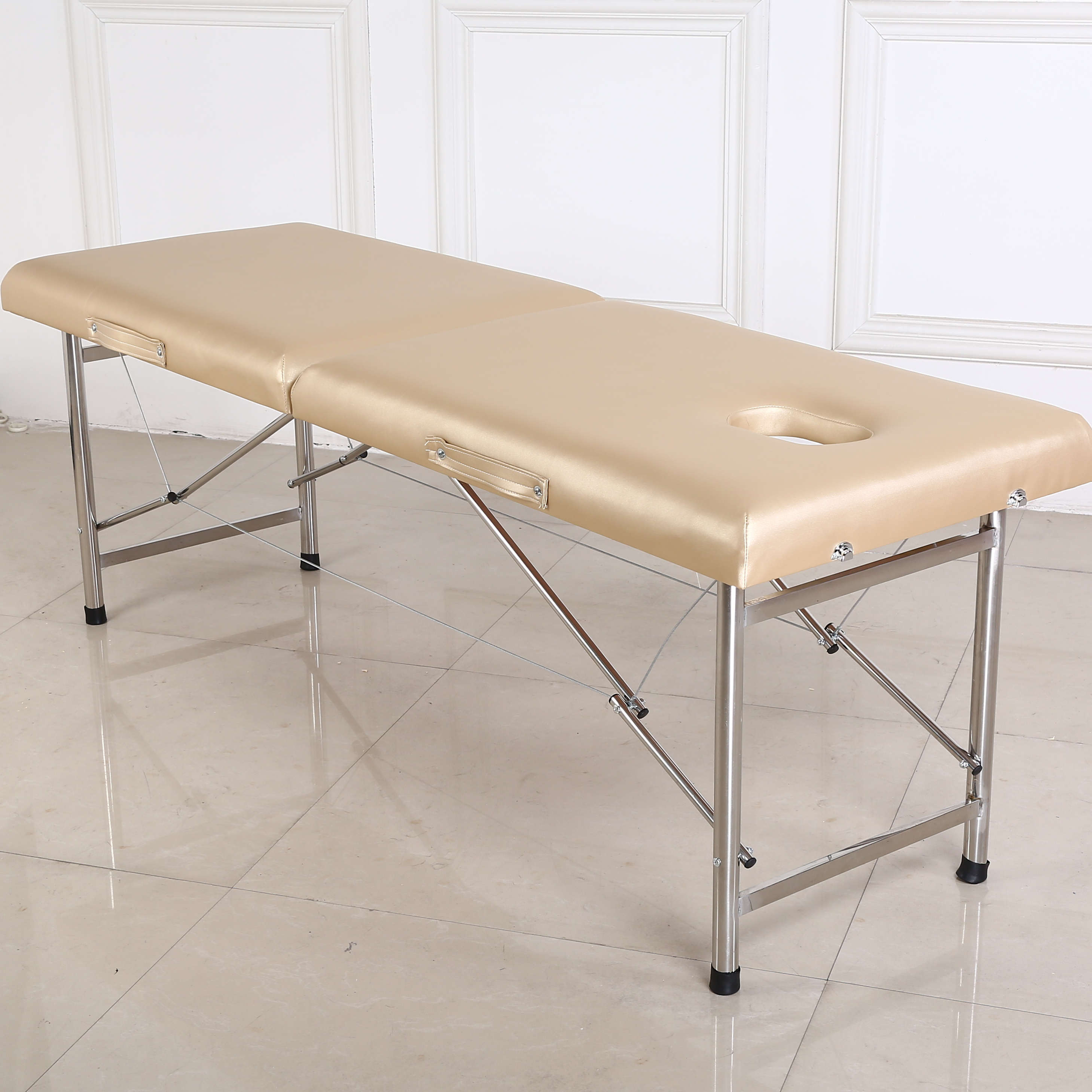 Portable Durable Adjustable Chiropractic Massage Bed Wooden Facial Massage Table for Sale