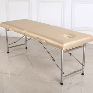 Portable Durable Adjustable Chiropractic Massage Bed Wooden Facial Massage Table for Sale