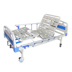 Cama Clinica Medical Furniture ABS 2 Function Manual Hospital Bed For Patients Nursing B07