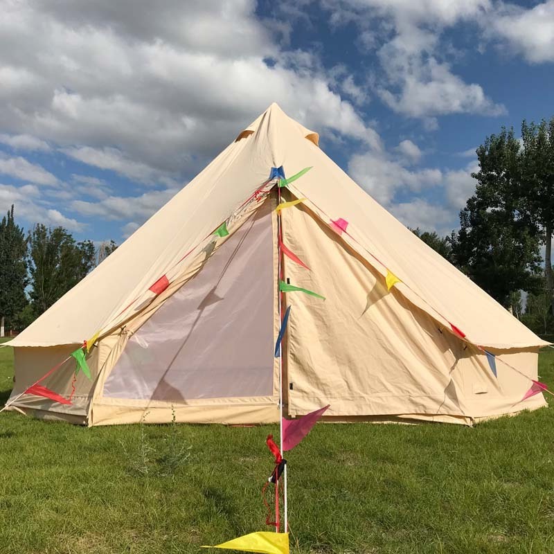 Family used big tent outdoor yurt safari canvas bell tent for sale