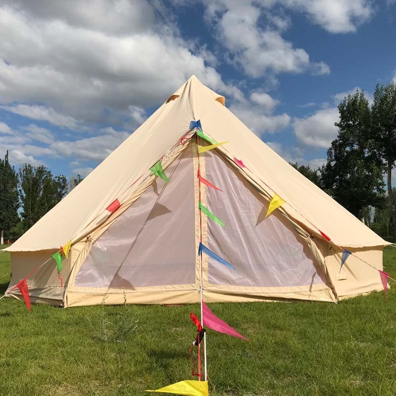 Family used big tent outdoor yurt safari canvas bell tent for sale