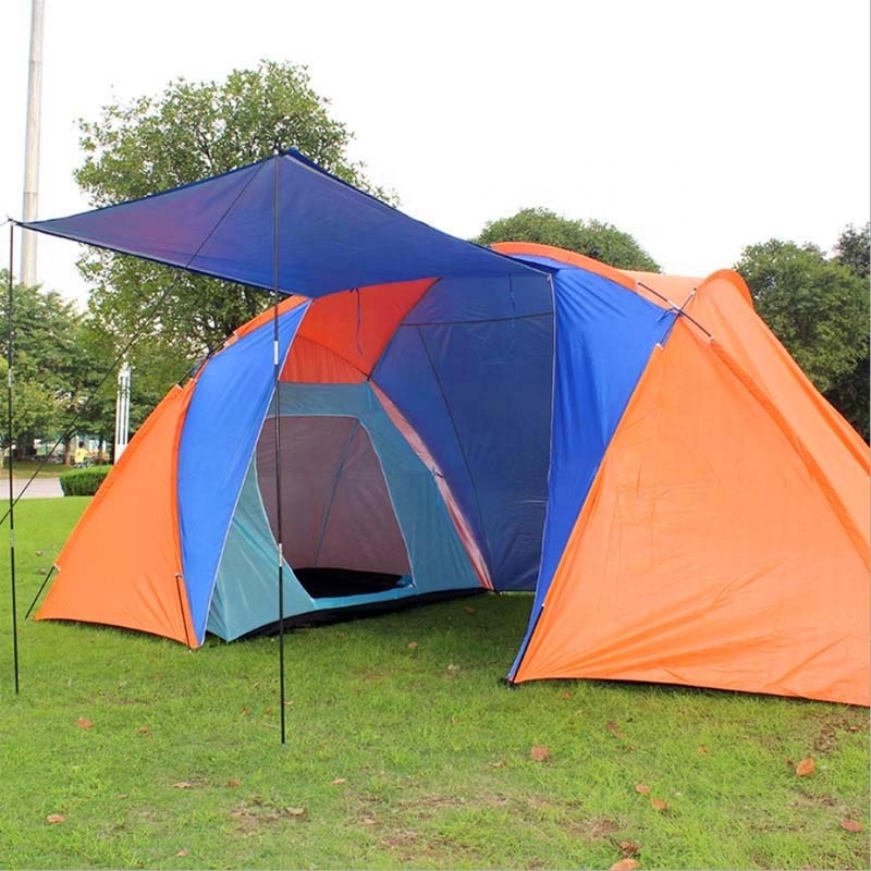 2 Room Waterproof 3-4 person Camping Family Tent