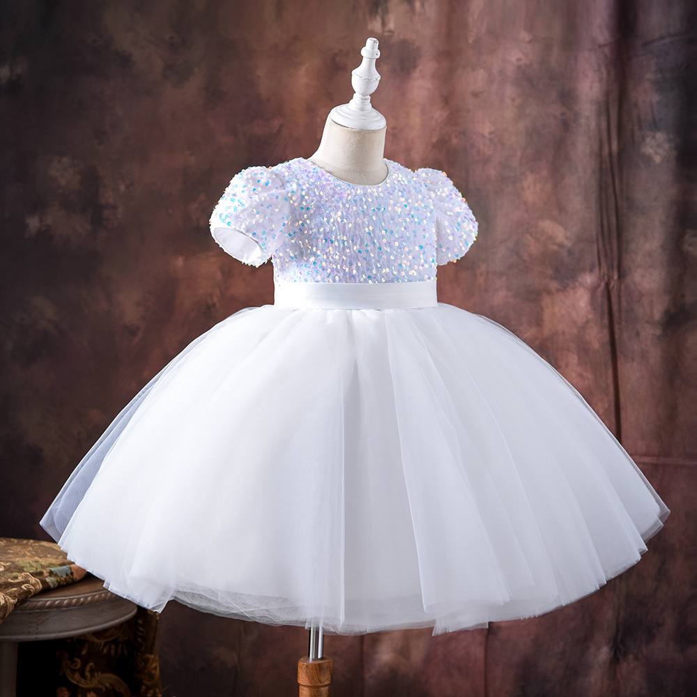 Yoliyolei Wholesale Christmas Elegant Flower, Girls Long Princess Dress Birthday Party Banquet Tulle First Communion Dresses/