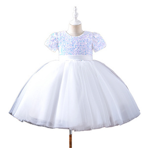 Yoliyolei Wholesale Christmas Elegant Flower, Girls Long Princess Dress Birthday Party Banquet Tulle First Communion Dresses/