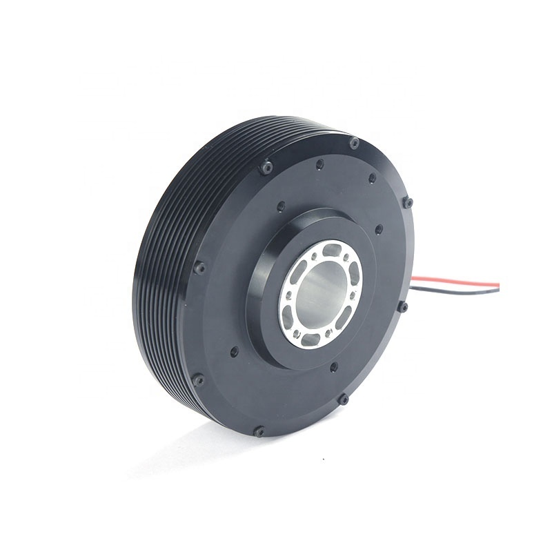 PM100 High Torque Big Hollow Shaft Brushless DC Direct Drive Servo Motor with Slip Ring for Robot Arm Joint Hub Wheel Motor