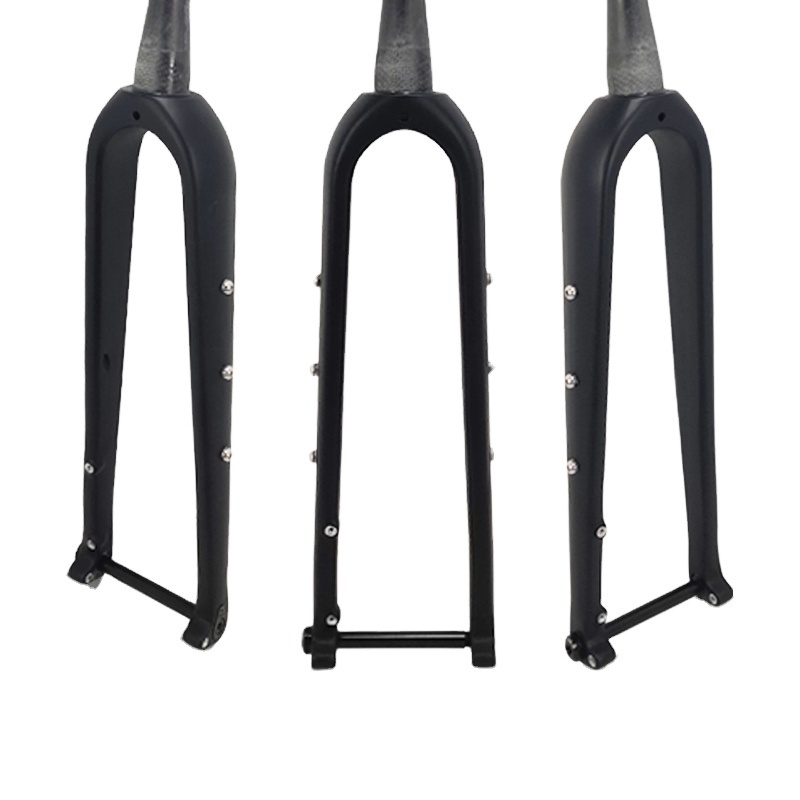 CW Gravel Fork 700C Disc Full Carbon Fiber Road Bike Fork 100*12mm for bicycle Carbon frame carbon fork 700*45C/650B*2.1