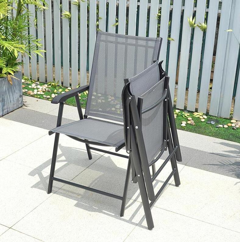 outdoor folding chair convenient and cozy garden chair and table set