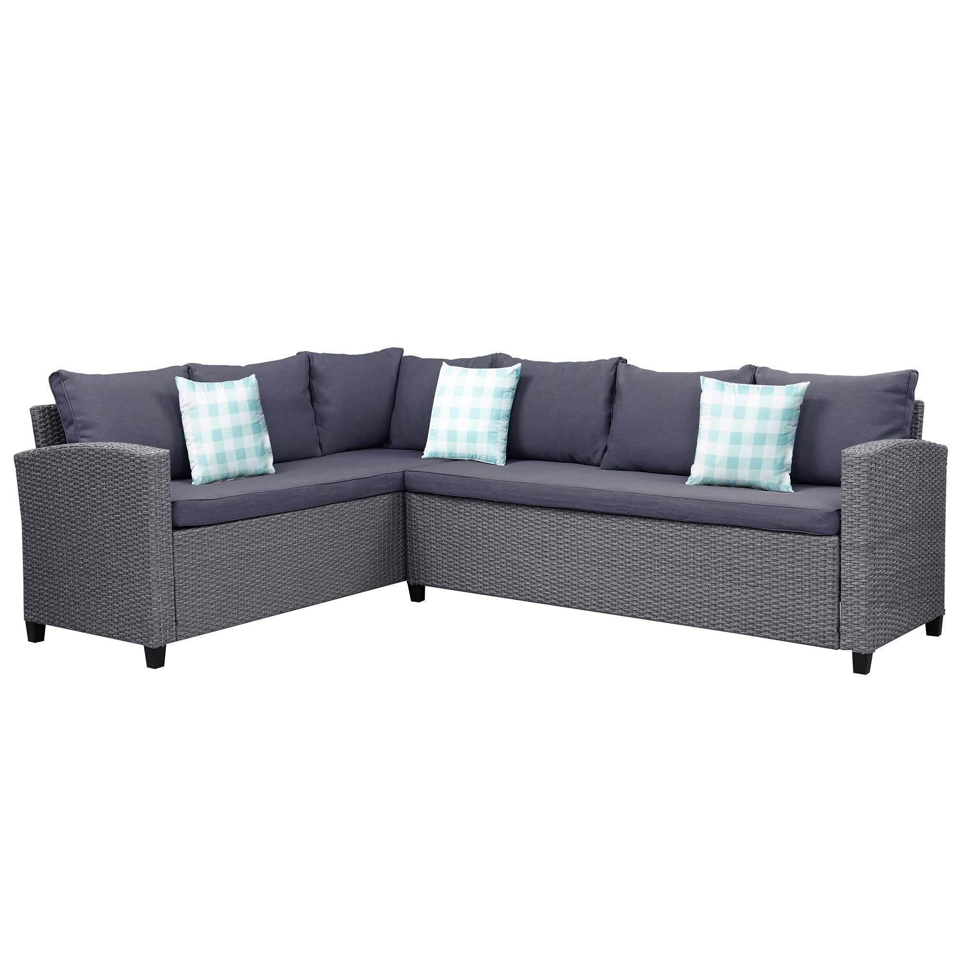 Wicker patio furniture rattan sofa set outdoor furniture of outdoor rattan sofa