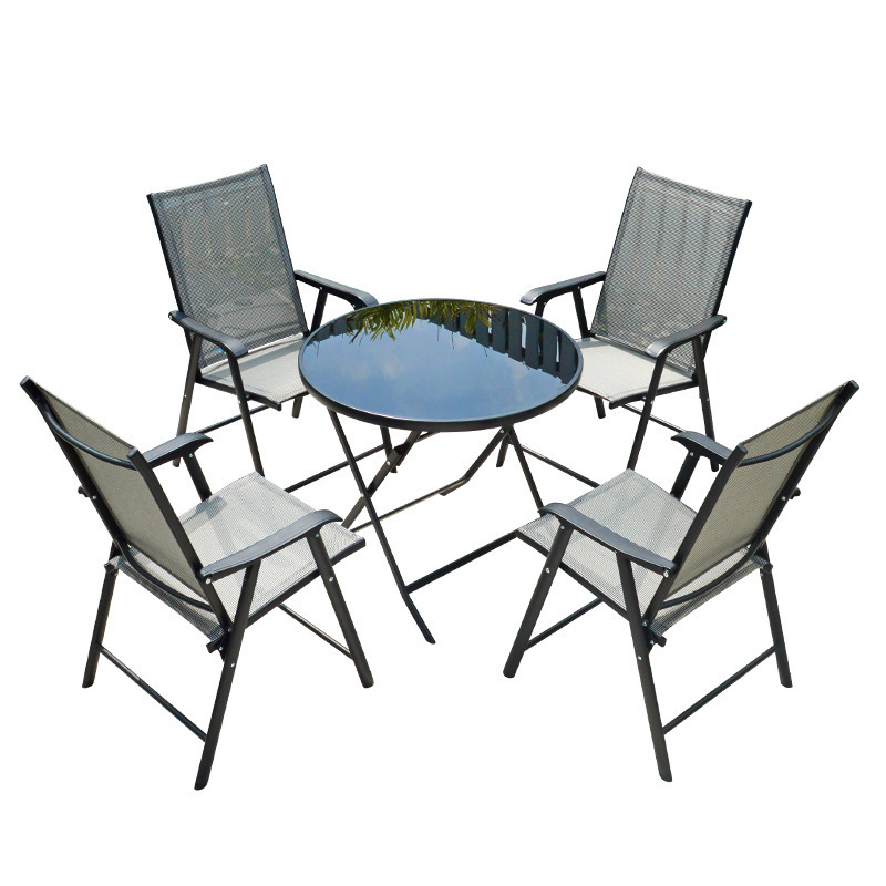 outdoor folding chair convenient and cozy garden chair and table set