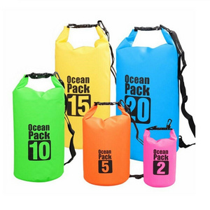 Waterproof Foldable Custom PVC Camping Hiking Backpack Kayak Ocean Pack Sport Beach Gear Dry Bag 5L 10L 15L 20L 30L