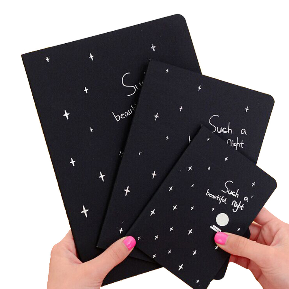 Hard Cover Customized Sketch Pad Black Paper Book Sketchbook for Drawing