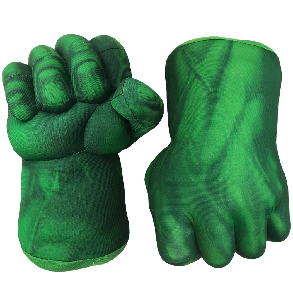 Green Muscle Suit Superhero Outfit Bruce Banner She-Hulk Cosplay Costume Hulk Plush Hands Fists Gloves Hulk Costume