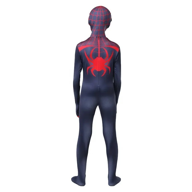 Smooth Mascot Costume Spiderman Kids Costumes Wholesale No Way Home Cosplay Black Zentai Spider Costume