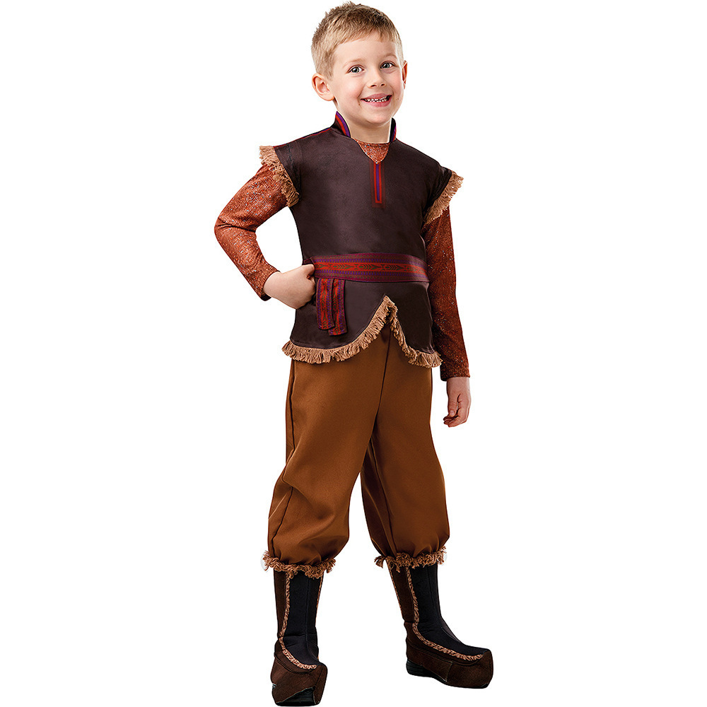 3-8Y Halloween Carnival Dress Up Movie Character Prince Kristoff Costume Ice Picker Christopher Costume