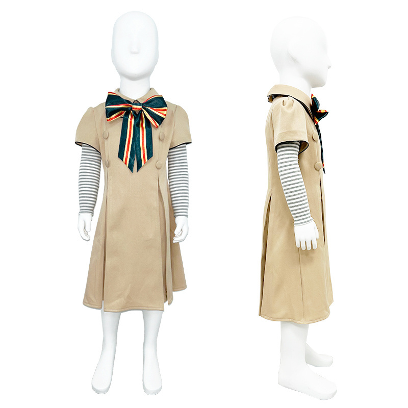 New Halloween Party Adult Kids Megan Dress AI Dolls Robot Cosplay Dress Full Set M3GAN Cosplay Costume