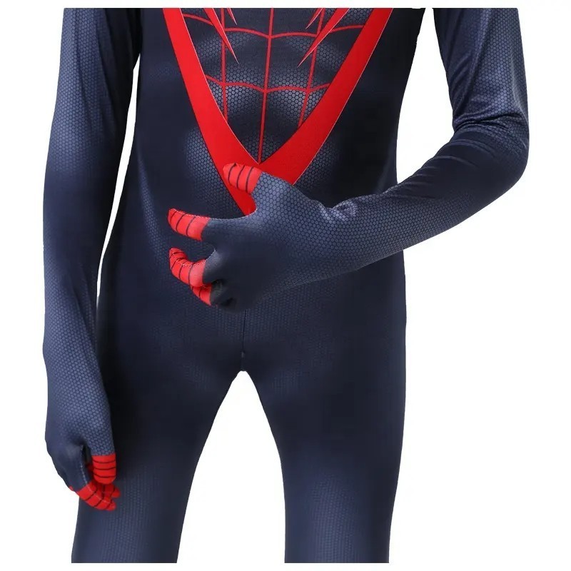 Smooth Mascot Costume Spiderman Kids Costumes Wholesale No Way Home Cosplay Black Zentai Spider Costume