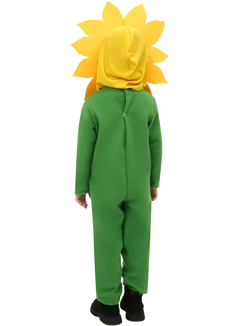 Funny Clothes Sunflower Costume Kids with Sunflower Hat Performance Cosplay Flowers Party Costumes