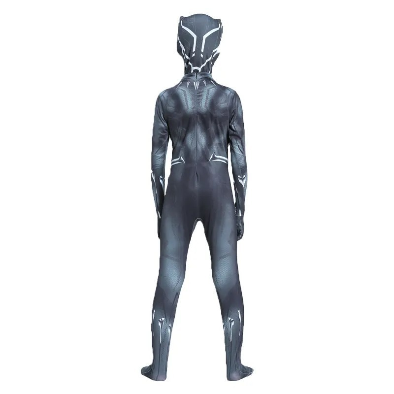 Movie Halloween Costume for Kids Boys Adults Expedition Stealth Factory Supply Black Panther Costume Zentai suit