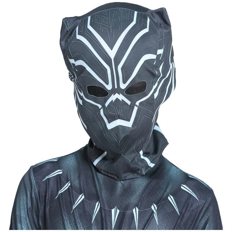 Movie Halloween Costume for Kids Boys Adults Expedition Stealth Factory Supply Black Panther Costume Zentai suit