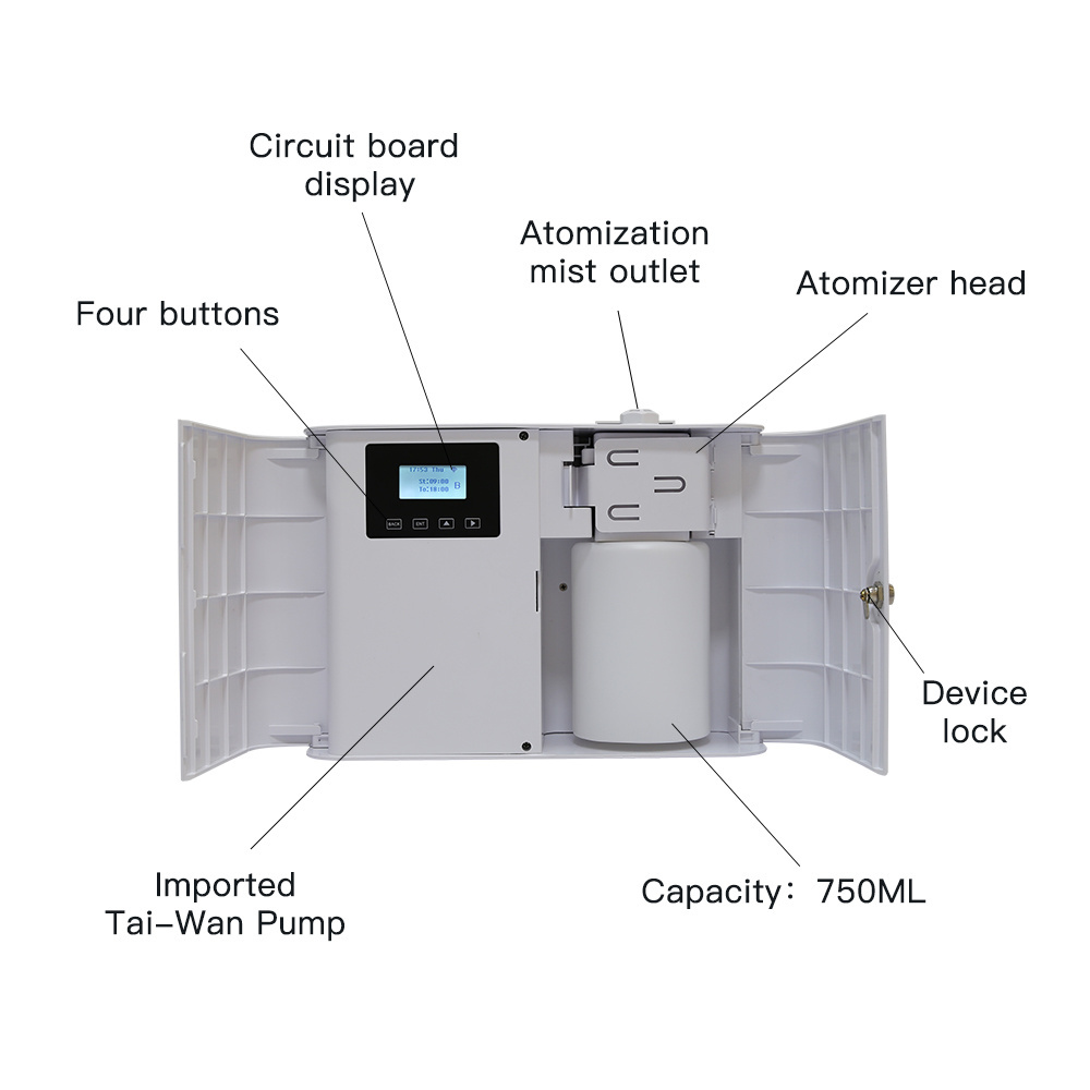 Ouwave hot sales electric aroma scent air diffuser OS-5 commercial waterless fragrance machine