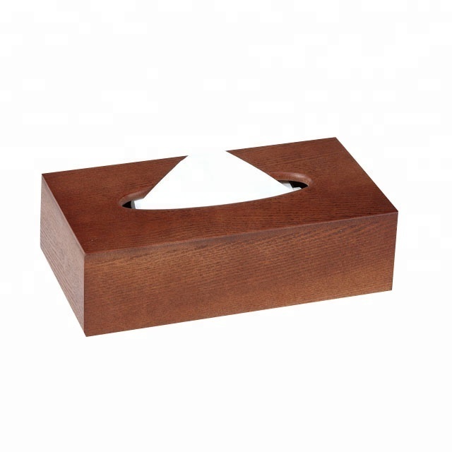 Cheap wood tissue box