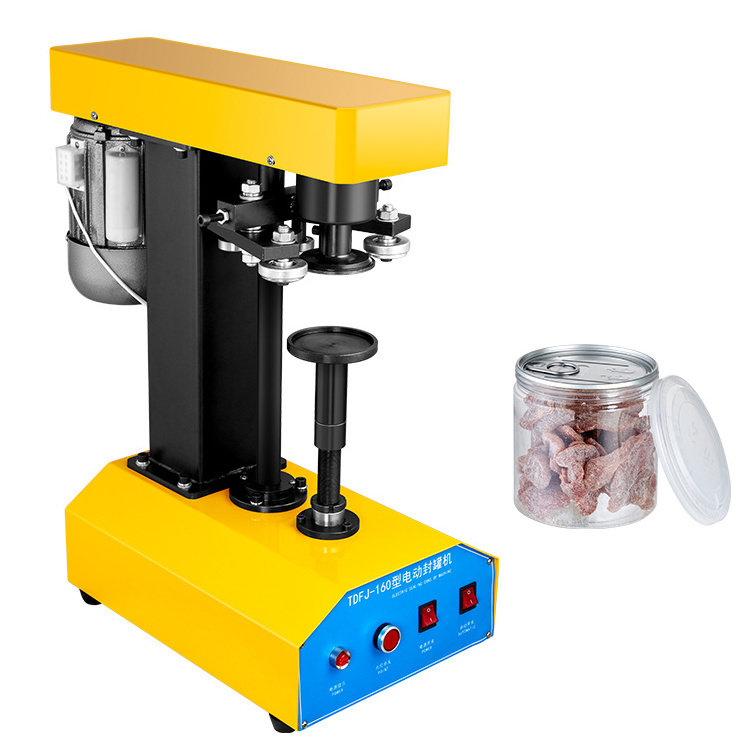 OUXIN OX 160  High quality pet bottle sealing machine / canning seamer / can sealer for tin can