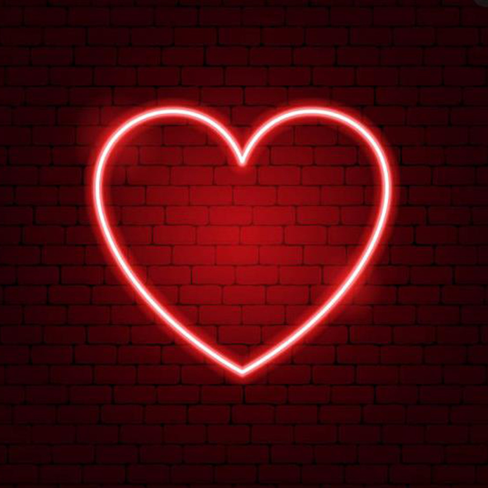 Drop Shipping Neon Lamp Decoration No MOQ Heart Neon Sign Led Neon Lights