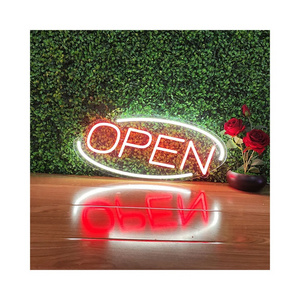 Custom Multicolor 3d Art Decorative Unique Bar Coffee Neon Sign Led Neon Lights Open Led Neon Sign Lights for Business Shop