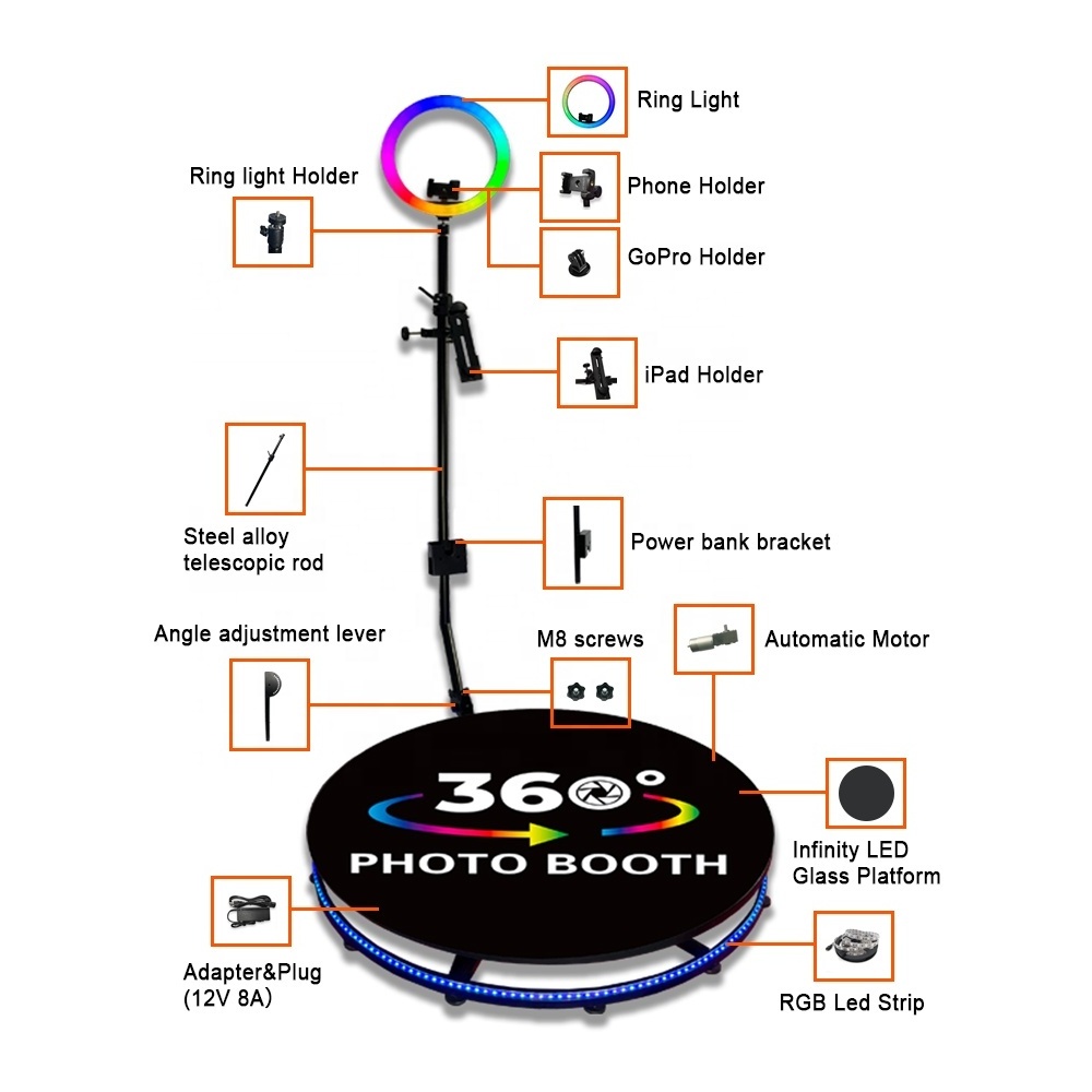 All Size Available photo booth with printing instant photo booth machine self service photo booth for Wedding and events