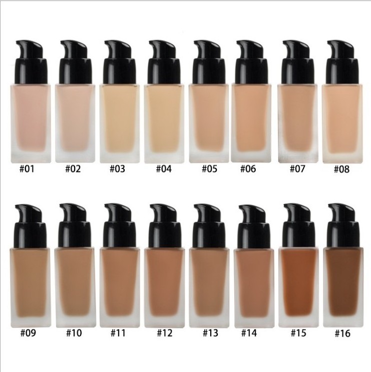 Soft Matte Liquid Foundation Cream Fashion Womens Make Up to 24 Hours Foundation