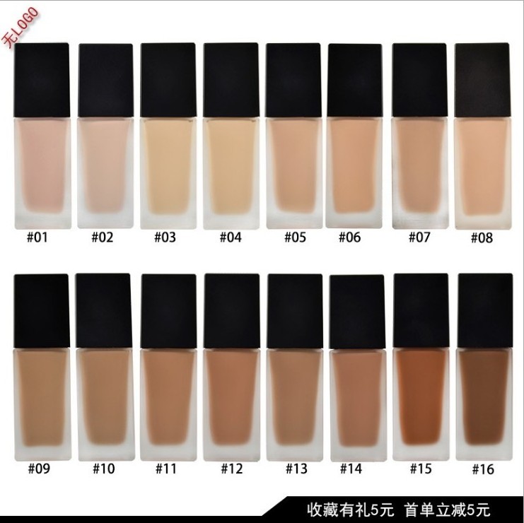 Soft Matte Liquid Foundation Cream Fashion Womens Make Up to 24 Hours Foundation