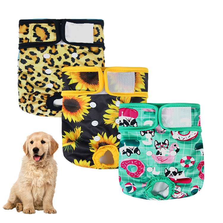 Natucare free sample dog girl floor diapers pack cute doggie diapers for dogs diaper wrap