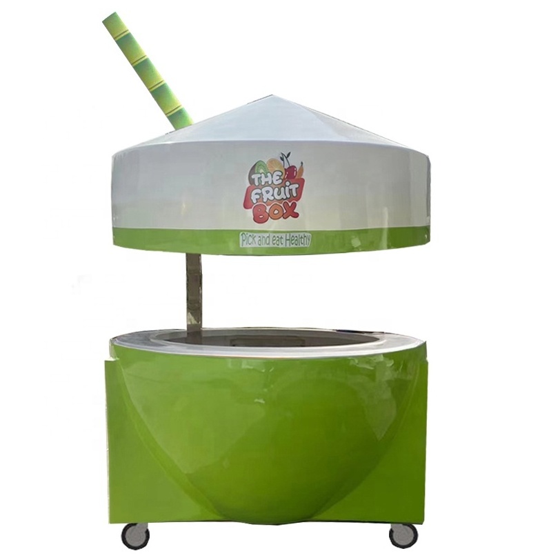 mobile juice bar kiosk for beach side mobile coconut fresh bar vending machine