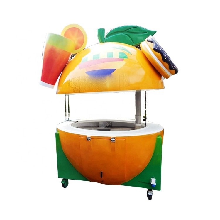 hotsale summer fresh juice bar kiosk fruit shape beautiful design food van trailer