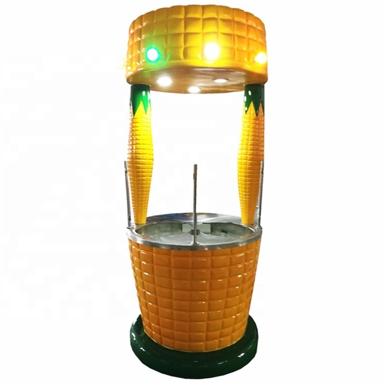 High Quality Outdoor Fiberglass Sweet Corn Cart Attractive Corncart Kiosk Electric Food Kiosk for Home Use