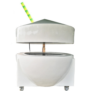 outdoor mobile food juice cart fruit coconut shape kiosk