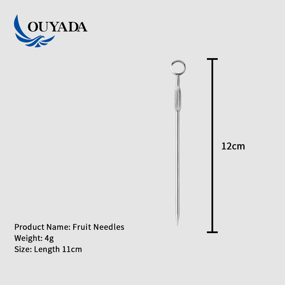 OUYADA Factory Direct Stainless Steel Metal Cocktail Pick Set