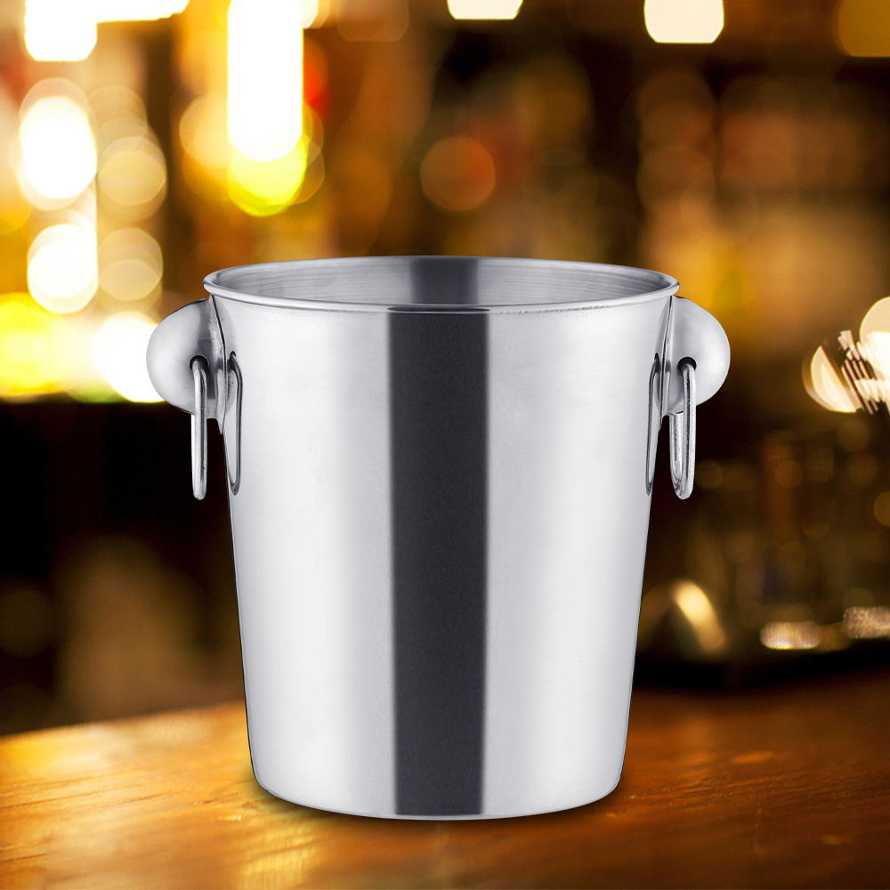 OUYADA Factory New Design Steel Large Night Club Stainless Steel Ice Bucket for Beer