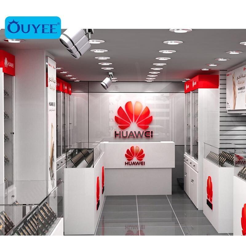 Professional Mobile Phone Shop Interior Design, High End Mobile Phone Shop Fitting