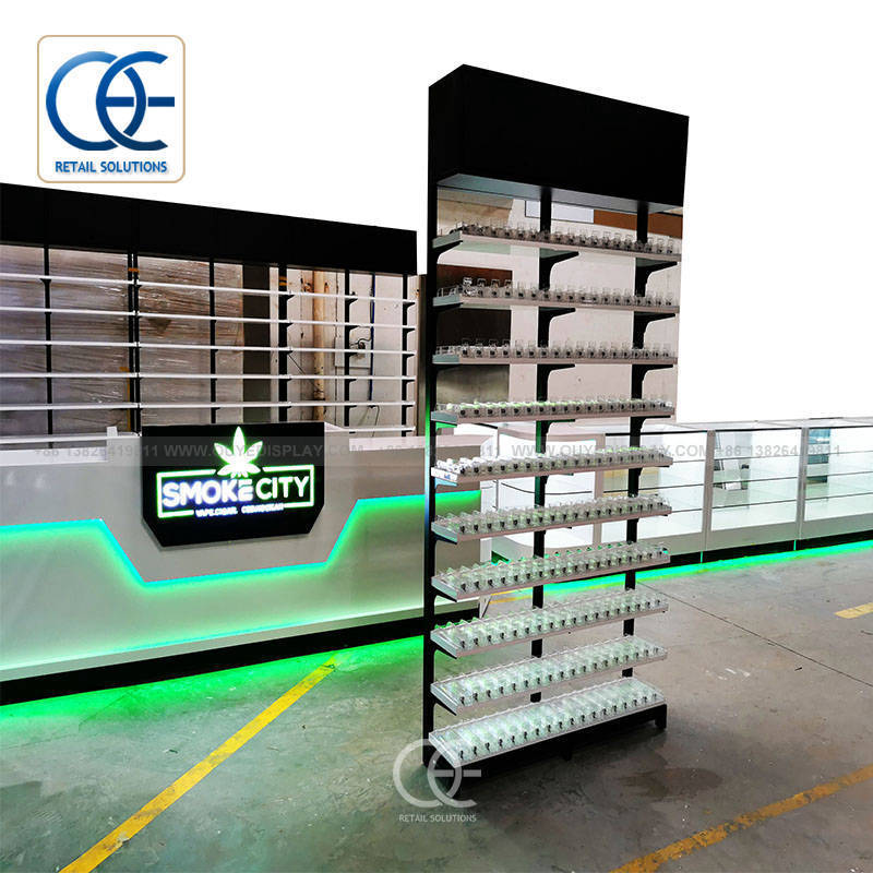 Custom Commercial Led Tobacco Display Case Custom Smoke Shop Tobacco Shop Display Furniture Display Cabinet