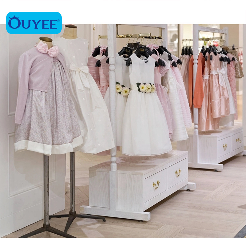 Kids Clothes Store Interiors Retail Children Clothing Store Furniture Children Garment Shop Clothes Display Rack For Kids