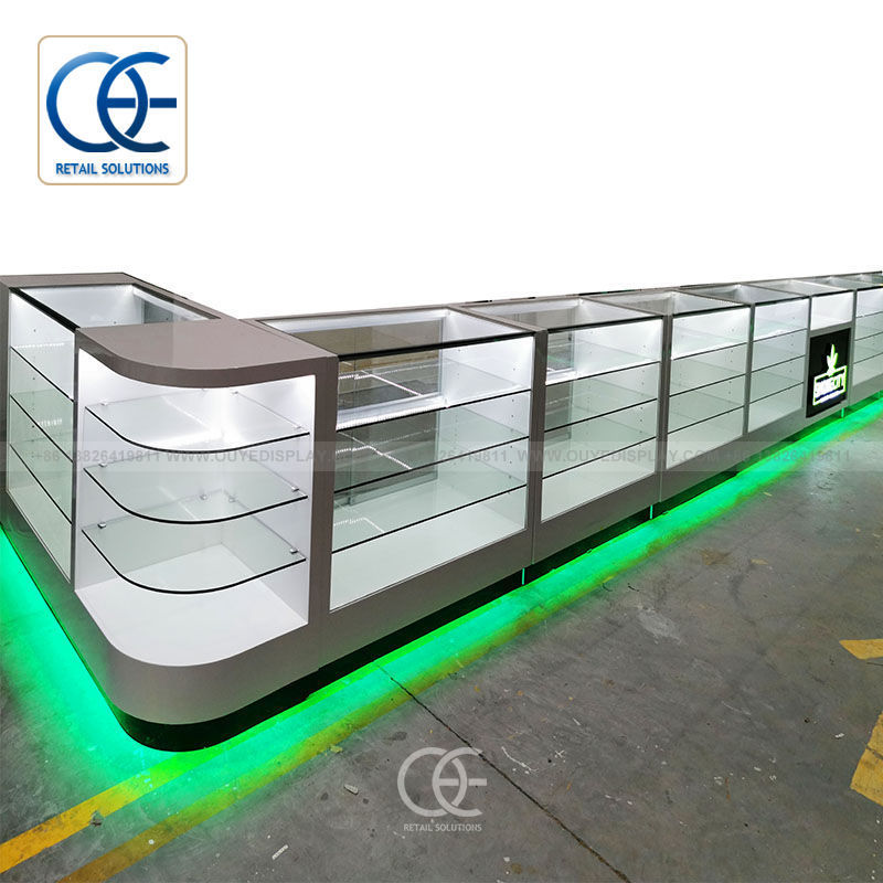 Custom Commercial Led Tobacco Display Case Custom Smoke Shop Tobacco Shop Display Furniture Display Cabinet