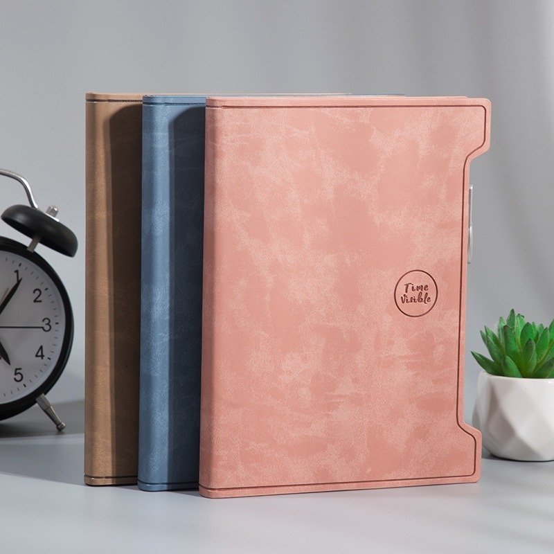 Wholesale Promotional Pu Leather Customized logo printing Notebook for corporation meeting and school gift